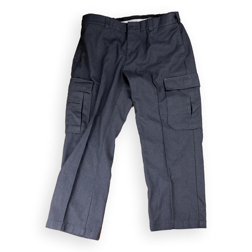 Heavyweight Charcoal Gray Work Pants Work Utility Mens 40 pockets